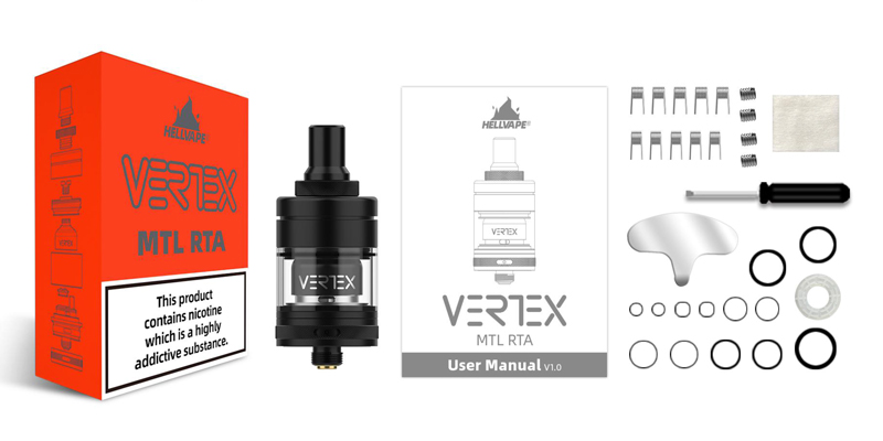 Hellvape VERTEX MTL RTA - TPD Package